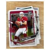NFL Football Card Lot with Brock Glenn Auto, Burrow, Strahan, Taylor and more *J