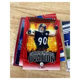 NFL Football Card Lot with Brock Glenn Auto, Burrow, Strahan, Taylor and more *J