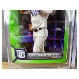 MLB Baseball Randy Arozarena Bowman Green 208/399 & Clayton Kershaw Star Command Cards