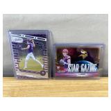 2024 Panini Absolute Football J.J. McCarthy NFL Rookie 2 Card Lot - Minnesota Vikings