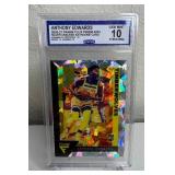 Anthony Edwards 2020-21 NBA Basketball Panini Flux Prizm Rookie Card Graded CCG 10 GEM MINT - Minnesota Timberwolves *M
