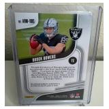2024 Panini Absolute NFL Football Brock Bowers Rookie RC Patch Card - Las Vegas Raiders *M
