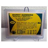 Barry Sanders 1989 Topps Football Card NFL Football Detroit Lions RB *M