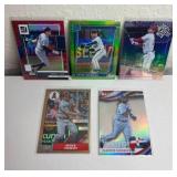 MLB Baseball Star Card Lot - Judge, Trout, Ohtani, Guerrero Jr., Larnach *M