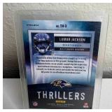 2023 Panini Rookies & Stars Thrillers Lamar Jackson Prizm Card NFL Football *M