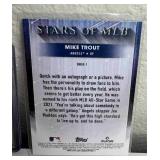 Topps Anthony Rizzo Relic Card and Mike Trout Stars of MLB Baseball Card *M