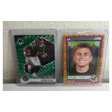 NFL Football Justin Fields and Bo Nix Rookie Football Card Lot *M