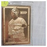 Barry Bonds 22kt Gold Pro Mint Baseball Card