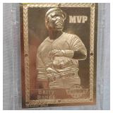 Barry Bonds 22kt Gold Pro Mint Baseball Card