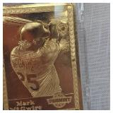 Mark McGwire 22 Kt Gold Pro Mint Baseball Card
