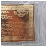 Dan Marino 22Kt Gold Pro Mint Football Card