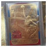 1998 Fleer Chicago Bulls 23 Kt Gold 4 Card Set