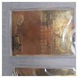 1999 Fleer 23 Kt Gold Michael Jordon Retirement 4 Card Set