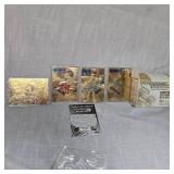 Vintage 1998 Scoreboard 23Kt Gold, Set of Three, As New