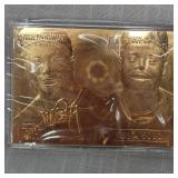 Vintage 1998 Scoreboard 23Kt Gold, Set of Three, As New