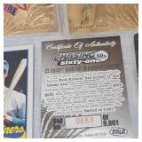 Vintage 1998 Scoreboard 23Kt Gold, Set of Three, As New