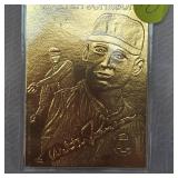 Walter Johnson 22Kt Gold Performance Series Card