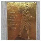 Walter Johnson 22Kt Gold Performance Series Card