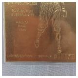 Walter Johnson 22Kt Gold Performance Series Card