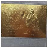 1996 Willy Mays 22Kt Gold Performance Series Card