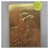 1996 Lou Gehrig 22Kt Gold Performance Series Card