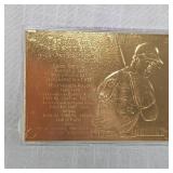 1996 22Kt Gold Performance Series Card Ted Williams