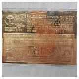 1997 Ted Williams 22Kt Boston Red Sox Card