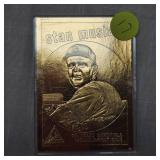 1996 Topps Stan Musial 22Kt Gold Foil Card