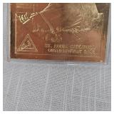 1996 Topps Stan Musial 22Kt Gold Foil Card