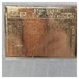 1996 Topps Stan Musial 22Kt Gold Foil Card