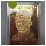 1995 Mickey Mantle Fine Bronze Card