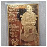 1995 Mickey Mantle Fine Bronze Card
