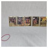 1999 UpperDeck 22Kt Michael Jordan, Set of 5
