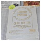 1996-97 Fleer 23Kt Michael Jordan Court Masters Card