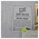 1996-97 Fleer 23Kt Michael Jordan Court Masters Card