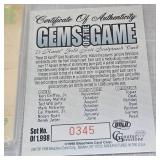 1998 Bleachers Genuine Gemstone Gems of the Game 23Kt(8 Cards)