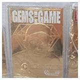 1998 Bleachers Genuine Gemstone Gems of the Game 23Kt(8 Cards)
