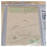 1998 Bleachers Genuine Gemstone Gems of the Game 23Kt(8 Cards)