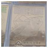 1998 Bleachers Genuine Gemstone Gems of the Game 23Kt(8 Cards)