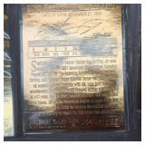 1998 Bleachers Genuine Gemstone Gems of the Game 23Kt(8 Cards)