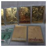 1998 Fleer Gems of NBA 23Kt(7 Cards)