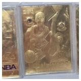 1998 Fleer Gems of NBA 23Kt(7 Cards)