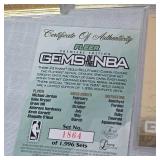 1998 Fleer Gems of NBA 23Kt(7 Cards)