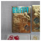 1997 Bleachers 23 Kt Ken Griffey Jr 3 Card Set