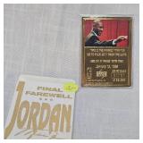 UpperDeck 22Kt Michael Jordan Final Farewell Card