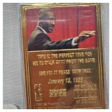 UpperDeck 22Kt Michael Jordan Final Farewell Card