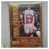 UpperDeck 22Kt Michael Jordan Final Farewell Card