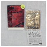 1995 Cal Ripken Jr 22 Kt Gold Foil Card