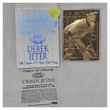 1998 Derek Jetter 23Kt 24th Championship/125 Wins Card