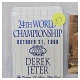 1998 Derek Jetter 23Kt 24th Championship/125 Wins Card